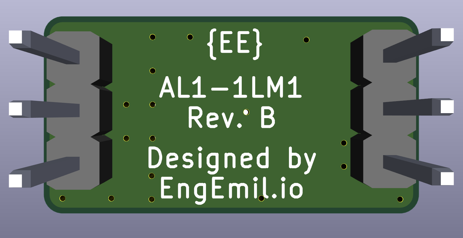 1-LED Module-1 PCB Back